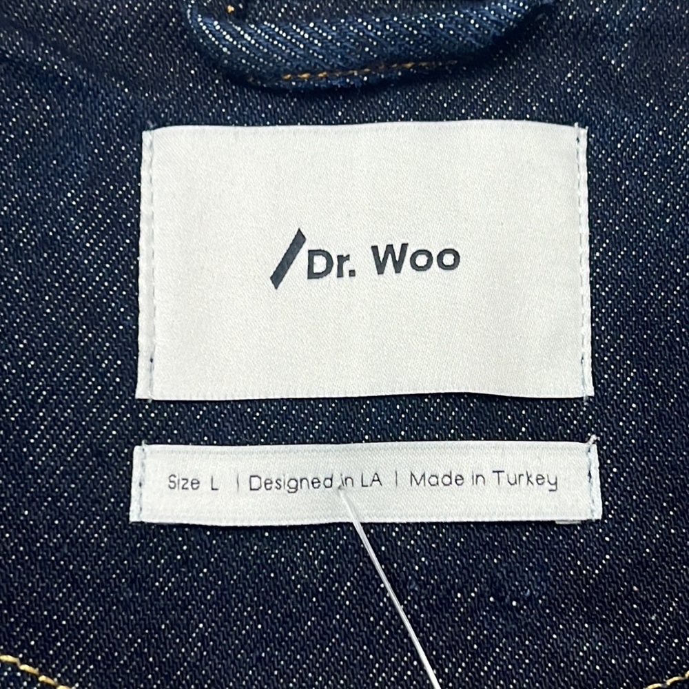 H&M /Nyden x Dr. Woo Embroidered Denim Jacket - Picture 12 of 14